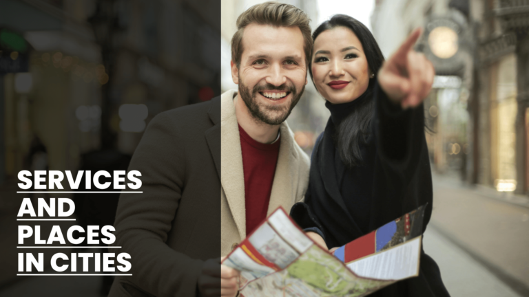 Basic Spanish Words: Services and Places in Cities