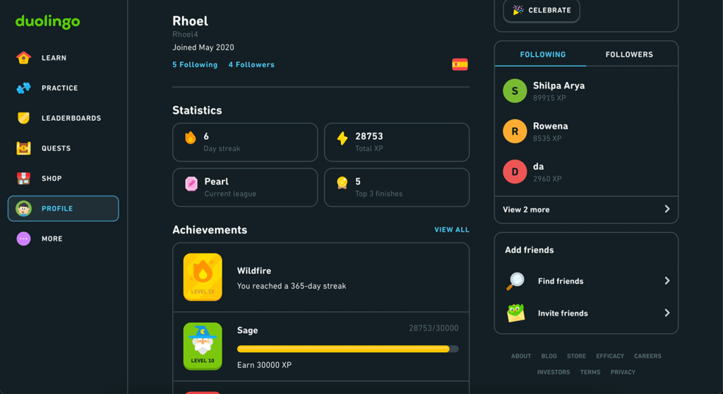 Does Duolingo Work: Profile