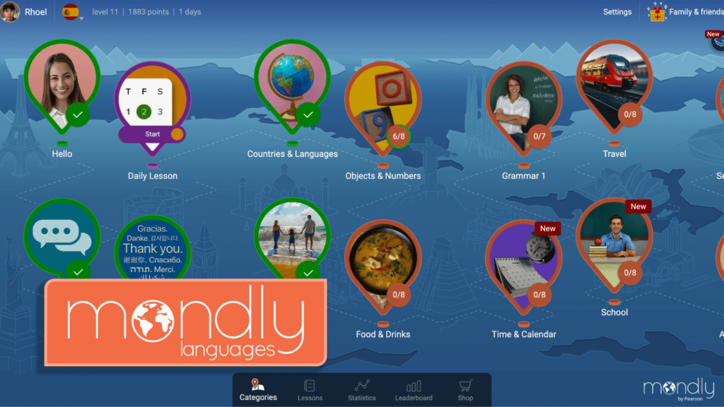 Mondly VS Babbel Features