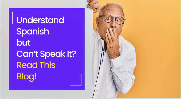Understand SPanish but can´t speak Spanish