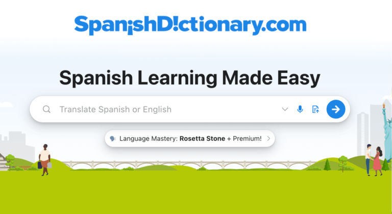 Step-by-step: How to Access the SpanishDictionary Lesson + Activities (Free Version)