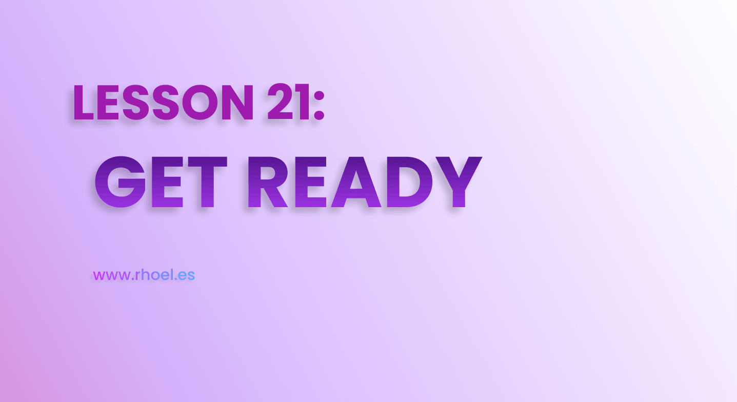 learn european spanish - get ready